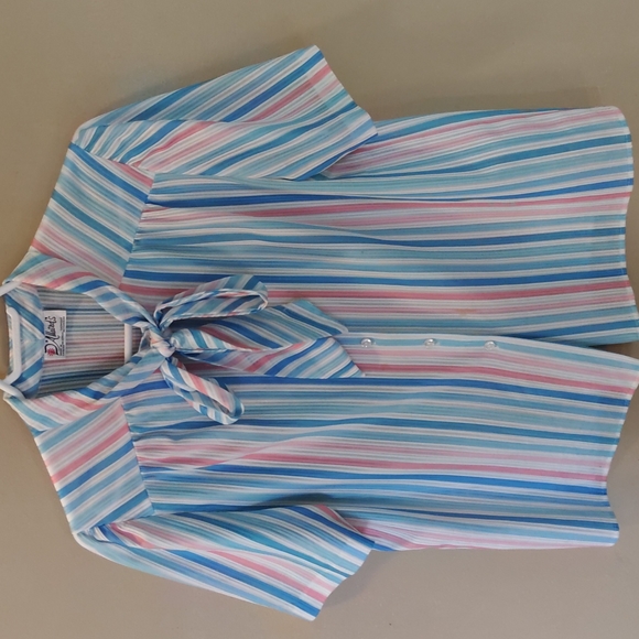 Retro striped blouse - Picture 2 of 5